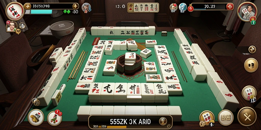 Screenshot utama menampilkan gameplay Mahjong yang seru dan menarik.