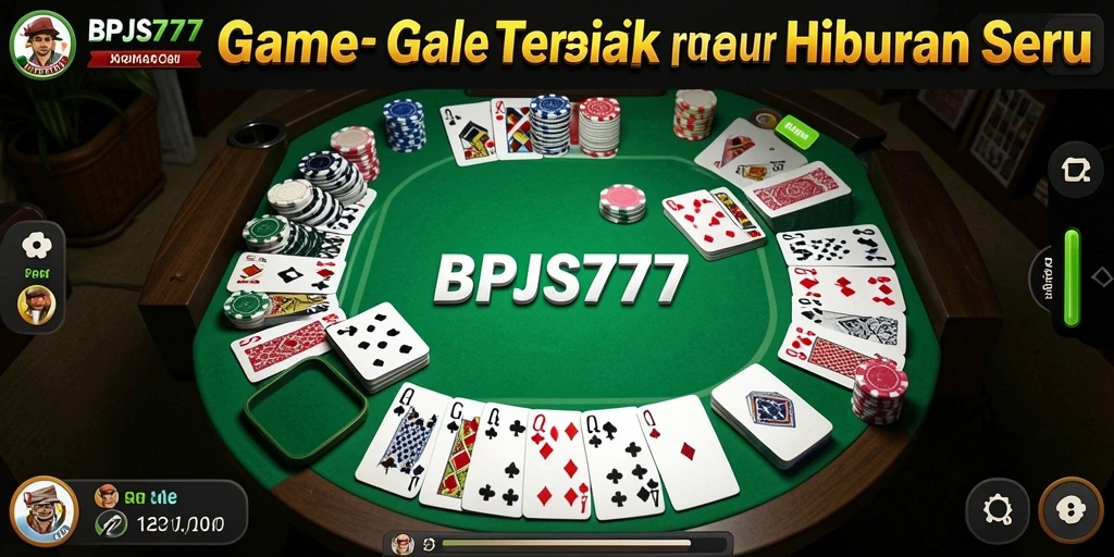 Tampilan gameplay Gaple yang seru dan menarik di BPJS777.