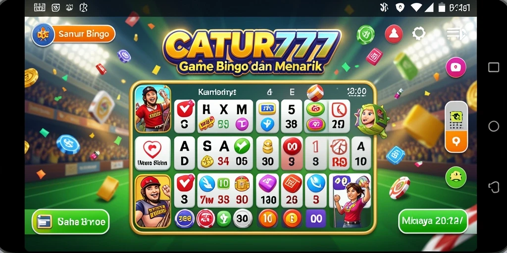 Tampilan gameplay menarik dengan suasana Bingo yang ceria.