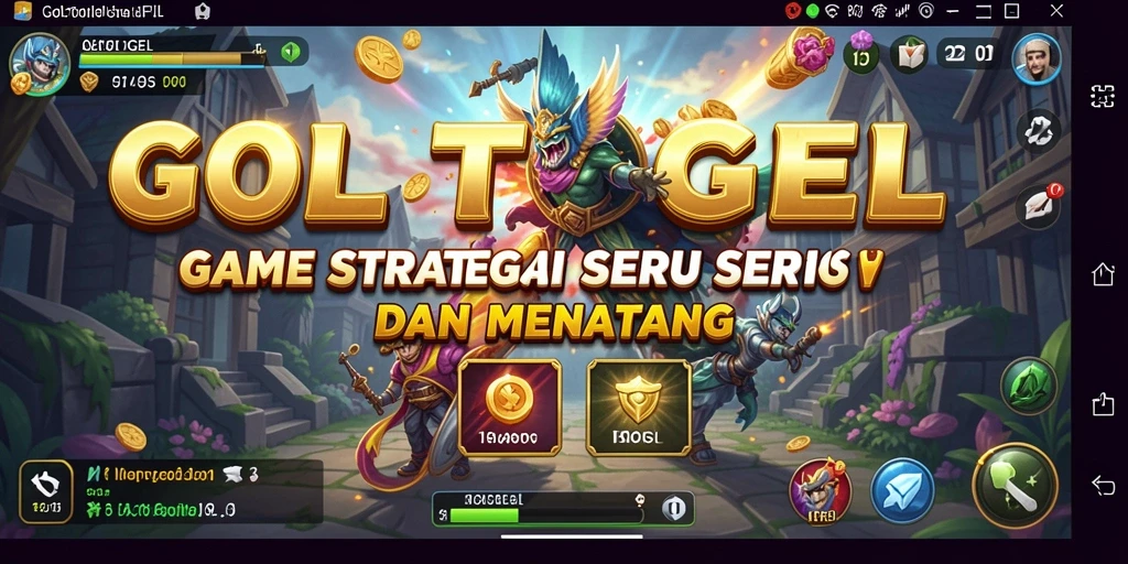 Gambaran gameplay GOLTOGEL yang strategis dan menantang.