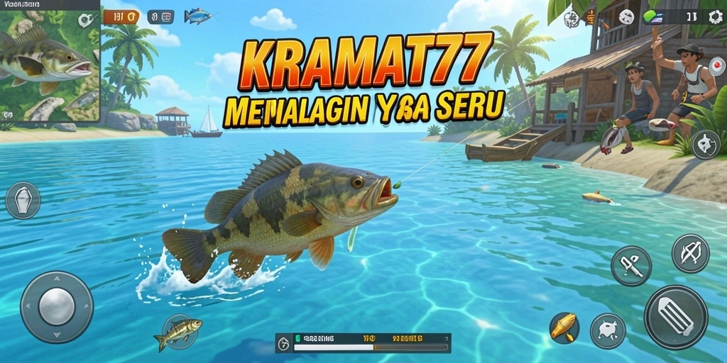 Tangkapan ikan berwarna-warni dalam gameplay KRAMAT77 yang menegangkan.