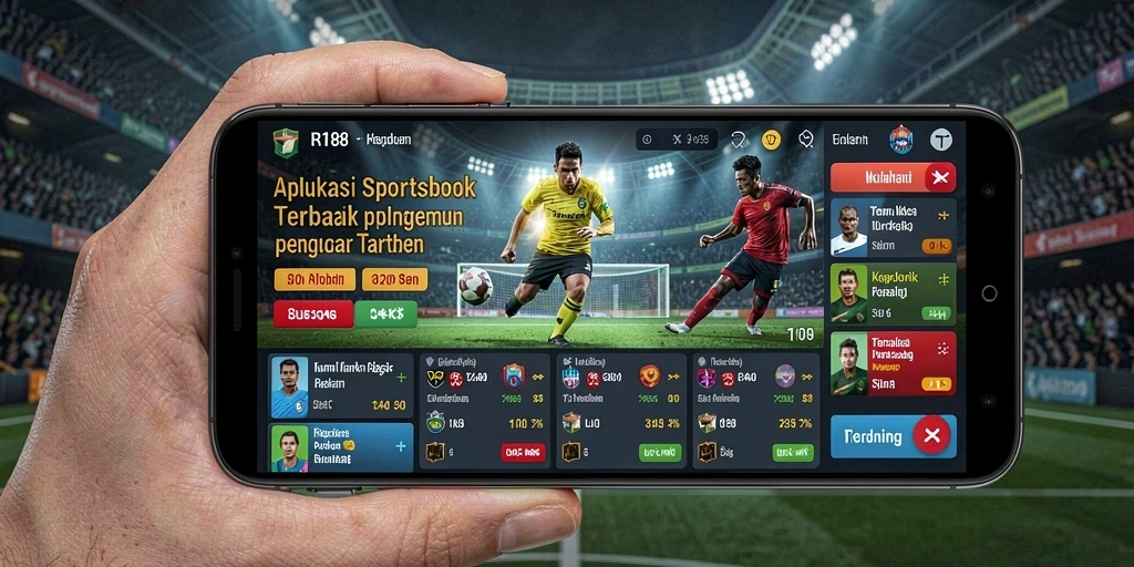 Tampilan antarmuka RI188 yang modern dan intuitif dalam taruhan olahraga.