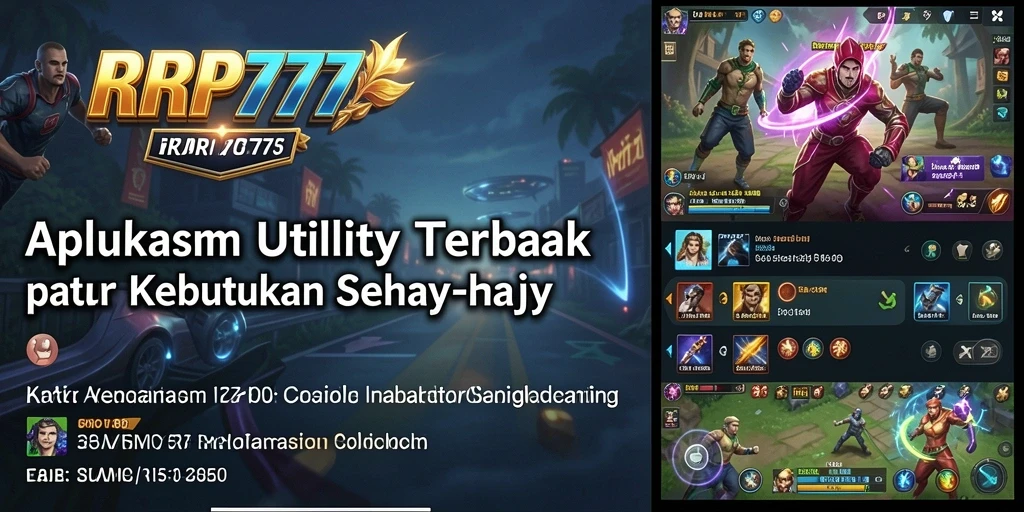 Tampilan utama RPRP777 menunjukkan antarmuka pengguna yang sederhana dan fungsional.