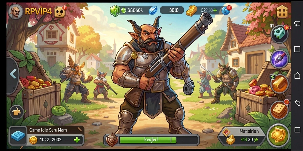 Tampilan gameplay RPVIP4 yang menawan dan menarik perhatian.