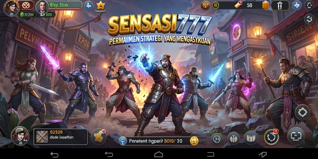 Gameplay seru dan menantang di SENSASI777.