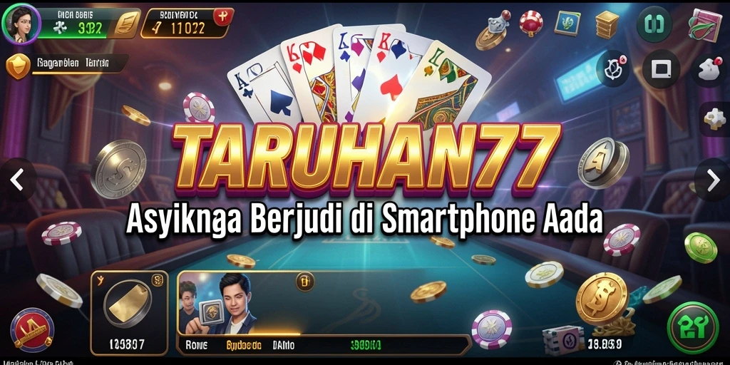 Screenshot utama TARUHAN77 menunjukkan gameplay yang seru dan interaktif.