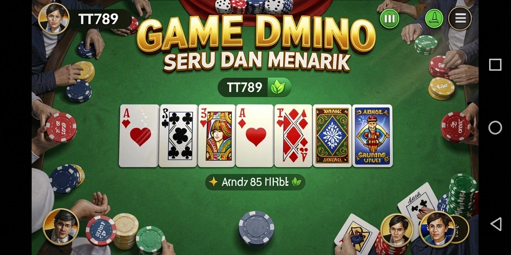 Tangkapan layar gameplay PC menunjukkan aksi seru permainan Domino.